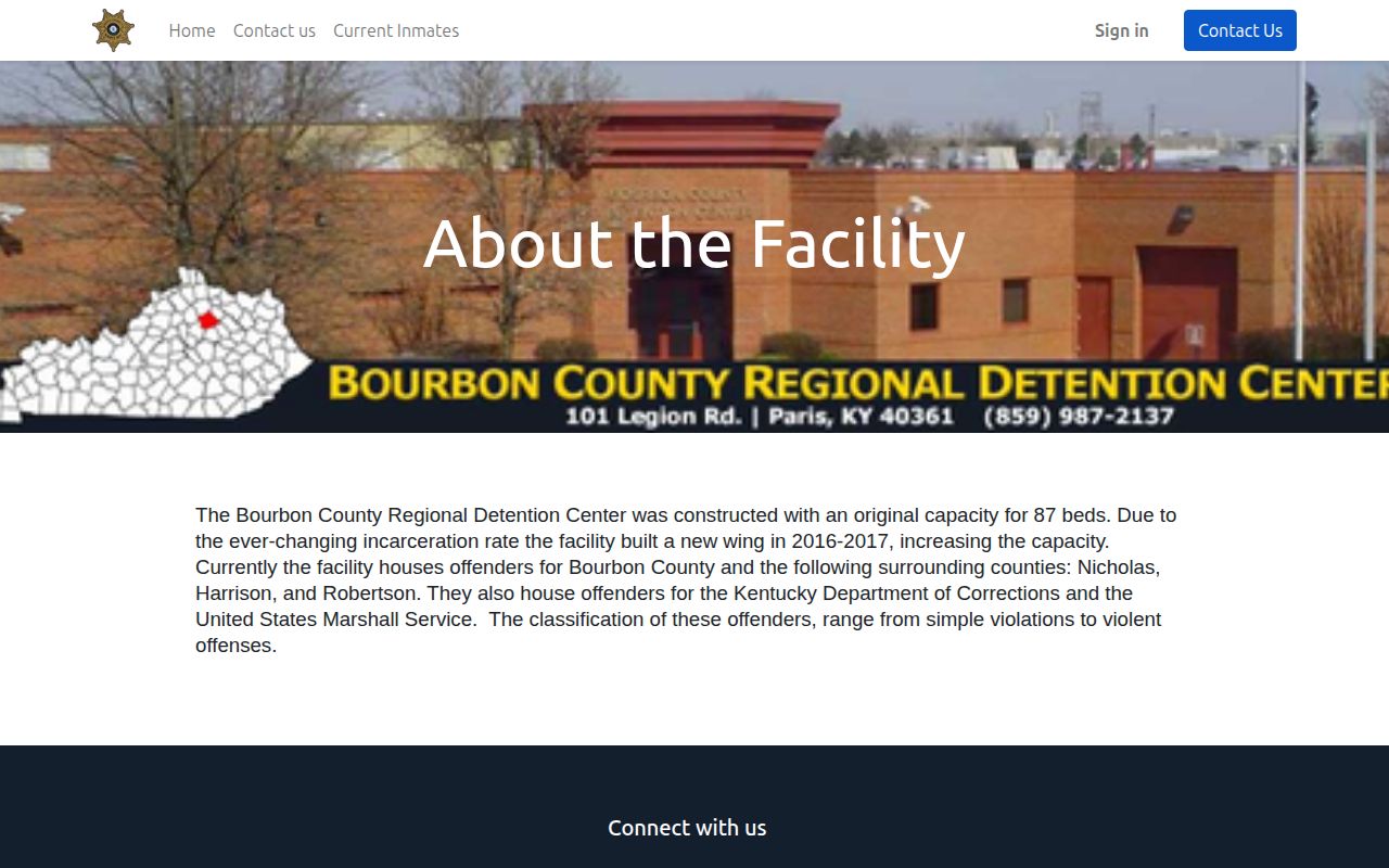 Bourbon County Regional Jail mixed custody information